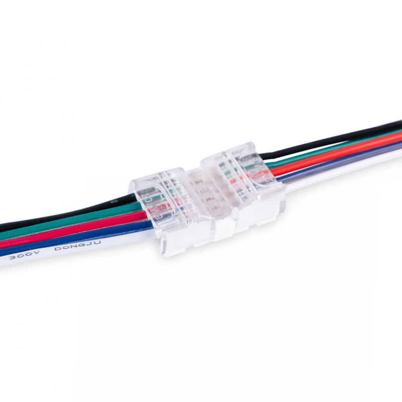 5 Pin Wire Electrical Connector For RGBW LED Strip